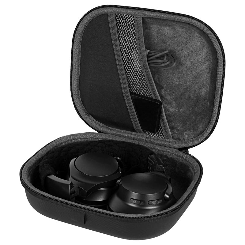 Linkidea Headphone Carrying Case Compatible with Anker Soundcore Life Q20i, Life Q20, Q30, Q35 Hybrid Earphones, Travel Bag Hard Shell Protective Case with Cable - Image 2